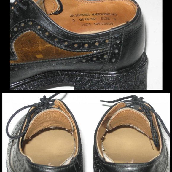 Size UK 5 / US 7 Doc Marten Heels Clogs Wingtips - Picture 5 of 8